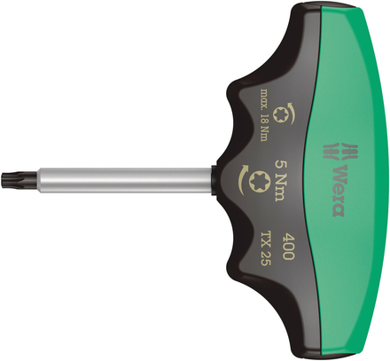Indicateur de couple 400 TORX 25 / 5,0 Nm WERA - 05005091001