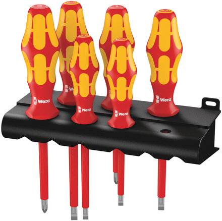 Rack Jeu de tournevis Kraftform Plus Série 100 + Rack 160 i/6 WERA - 05006145001