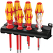 Rack Jeu de tournevis Plus Série 100 + single-pole phase tester + Rack 160 i/7 WERA - 05006147001