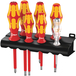 Rack Jeu de tournevis Plus Série 100 + testeur de phase unipolaire + Rack 160 i/165 i/7 WERA - 05006148001