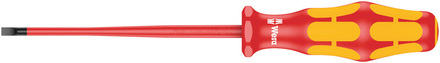 Tournevis VDE isolé pour vis à fente, avec lame à diamètre réduit 160 iS 0,6 x 3,5 x 100 mm WERA - 05006440001