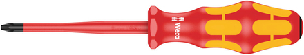 Tournevis VDE isolé pour vis cruciformes/à fente, avec lame à diamètre réduit 165 iS PZ 2 x 100 mm WERA - 05006461001