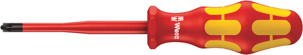 Tournevis VDE isolé pour vis PlusMinus (Pozidriv/à fente), avec lame à diamètre réduit 165 iS PZ/S # 1 x 80 mm WERA - 05006465001