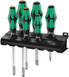 Jeu de tournevis Kraftform Plus Lasertip + Rack 334/355 SK/6 WERA - 05007681001