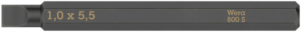 Embouts pour vis à fente 800 S 1,0 x 5,5 x 70 mm Wera - 05018141001