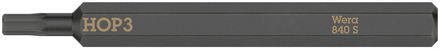 Embout standard extra rigide à 6 pans creux 840 S Hex-Plus 3,0 x 70 mm Wera - 05018150001