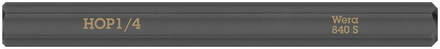 Embout standard extra rigide à 6 pans creux 840 S Hex-Plus 1/4