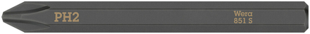 Embout Phillips-Recess 851 S PH 2 x 70 mm Wera - 05018161001