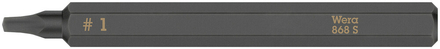 Embout standard extra rigide p.vis carrée 868 S # 1 x 70 mm Wera - 05018171001
