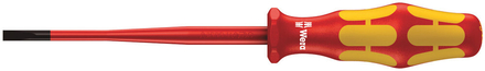 Tournevis VDE isolé pour vis à fente, avec lame et manche à diamètre réduit 160 iSS 0,8 x 4,0 x 100 mm WERA - 05020129001