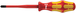 Tournevis VDE isolé pour vis PlusMinus (Pozidriv/à fente), avec lame à diamètre réduit 165 iSS PZ/S 2 x 100 mm WERA - 05020134001