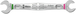 Clés double fourche Joker 6005 Joker 8 + 9 Wera - 05020311001