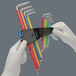 Jeu de clés mâles coudées avec fonction de retenue, acier inoxydable 3967/9 TORX SXL WERA - 05022689001