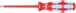 Tournevis isolé pour vis à fente, acier inoxydable 3160 i 0,8 x 4,0 x 100 mm WERA - 05022731001