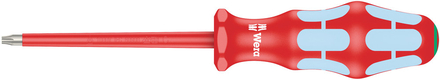 VDE Tournevis isolé pour vis TX, acier inox 3167 i TORX 25 x 100 mm Wera - 05022765001