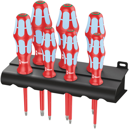 TORX® Jeu de tournevis, acier inoxydable + Rack 3167 i/7 Rack WERA - 05022767001