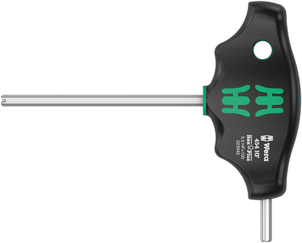 Tournevis hexagonal en T Hex-Plus avec fonction de retenue 454 Hex-Plus HF 5 x 100 mm WERA - 05023342001