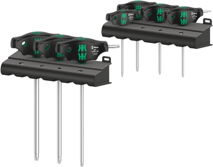 Set 1 Jeu de tournevis à manche en T avec fonction de retenue 467/7 TORX HF Set 1 WERA - 05023452001