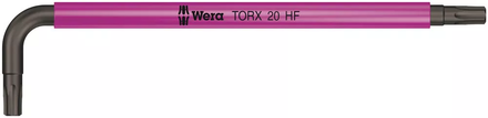  Multicolour Clés mâles coudées avec fonction de retenue 967 SL TORX HF 20 WERA - 05024174001