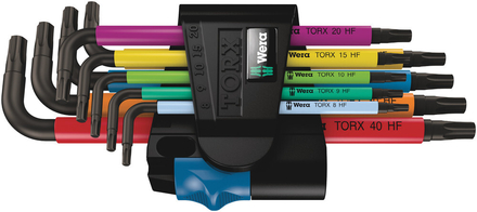 Clés mâles coudées avec fonction de retenue 967/9 TORX WERA - 05024179001