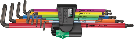 Multicolour 1 Jeu de clés mâles coudées Multicolour 967/9 TORX XL Multicolour 1 WERA - 05024480001