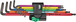 Multicolour 1 Jeu de clés mâles coudées Multicolour 967/9 TORX XL Multicolour 1 WERA - 05024480001