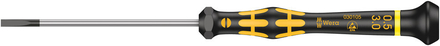 Tournevis Kraftform Micro pour vis à fente 1578 A ESD Micro 0,50 x 3,0 x 80 mm WERA - 05030105001