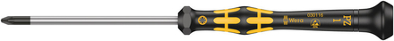 Tournevis Kraftform Micro pour vis cruciformes PZ 1555 ESD Micro PZ 1 x 80 mm WERA - 05030116001