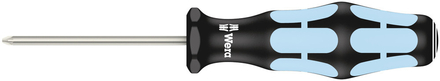 Tournevis pour vis cruciformes PZ, acier inoxydable 3355 PZ 0 x 60 mm WERA - 05032030001