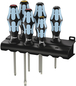 Jeu de tournevis, acier inoxydable + Rack 3334/3350/3355/6 WERA - 05032063001