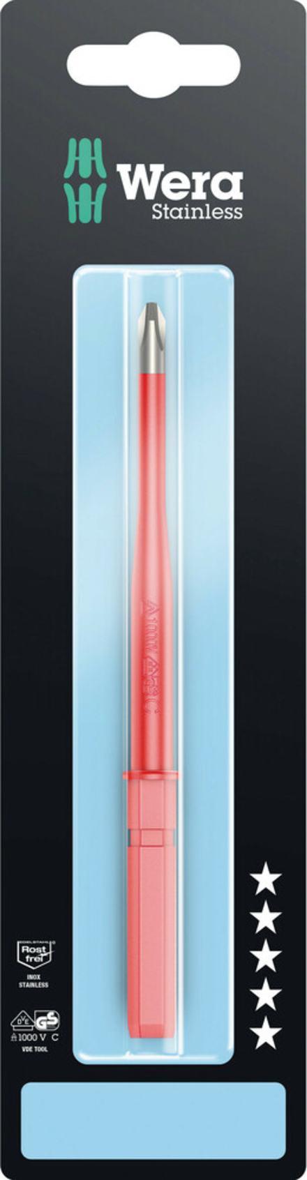 Lame interchang. isol., diamètre réd.,inox, PH Kraftform Kompakt VDE 3062 iS PH 2 x 154 mm SB Wera - 05033614001