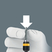 Porte-embouts ESD, non-magnétique 813 R ESD WERA - 05051273001