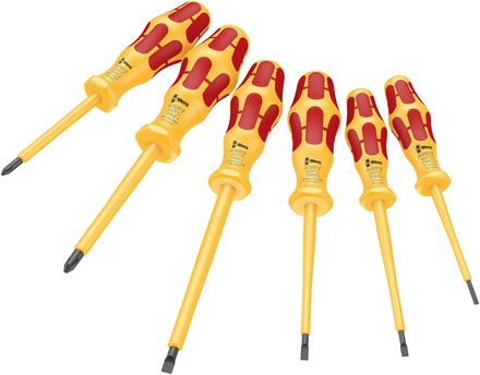 Jeu tournevis isolés Kraftform VDE 1060 i/1062 i/6 Wera - 05051575001