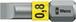 Embouts BTZ 800/1 BTZ 0,8 x 5,5 x 25 mm WERA - 05056064001