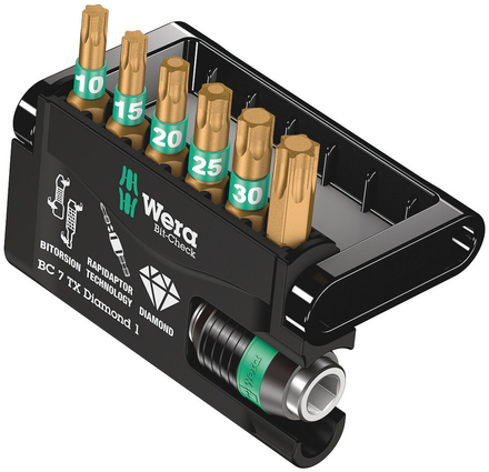 Bit-Check 7 TX Diamond 1 Bit-Check 7 TORX Diamond 1 WERA - 05057415001