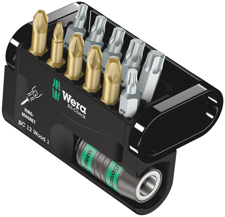 Jeu de 12 embouts métier du bois WERA - 05057423001