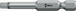 Embouts V pour vis à empreinte carrée 868/4 V # 2 x 70 mm WERA - 05060302001