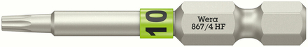 Embout avec fonction de retenue pour vis TORX 867/4 TORX HF 10 x 50 mm Wera - 05060506001