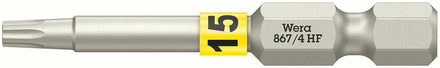 Embout avec fonction de retenue pour vis TORX 867/4 TORX HF 15 x 50 mm Wera - 05060507001