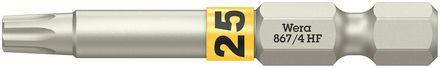 Embout avec fonction de retenue pour vis TORX 867/4 TORX HF 25 x 50 mm Wera - 05060509001