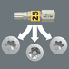 Embout avec fonction de retenue pour vis TORX 867/1 TORX HF 10 x 25 mm Wera - 05066140001