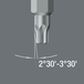 Embouts Wedge TORX® 867/1 Z W TX 20 x 25 mm WERA - 05066460001