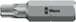 Embouts TORX® Z BO (= avec alésage) 867/1 Z BO TORX 25 x 25 mm WERA - 05066515001