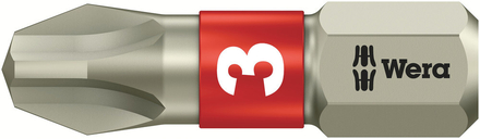 Embouts TS, acier inoxydable 3851/1 TS PH 3 x 25 mm WERA - 05071012001