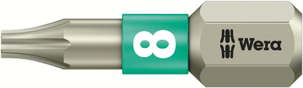 Embouts TORX® TS, acier inoxydable 3867/1 TS TORX 8 x 25 mm WERA - 05071030001