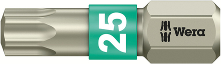 Embouts TORX® TS, acier inoxydable 3867/1 TS TORX 25 x 25 mm WERA - 05071035001
