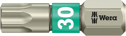 Embouts TORX® TS, acier inoxydable 3867/1 TS TORX 30 x 25 mm WERA - 05071037001