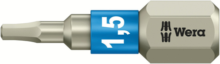 Embouts Hex-Plus, acier inoxydable 3840/1 TS Hex-Plus 1,5 x 25 mm WERA - 05071070001