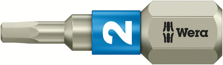 Embouts Hex-Plus, acier inoxydable 3840/1 TS Hex-Plus 2,0 x 25 mm WERA - 05071071001