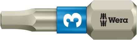 Embouts Hex-Plus, acier inoxydable 3840/1 TS Hex-Plus 3,0 x 25 mm WERA - 05071073001